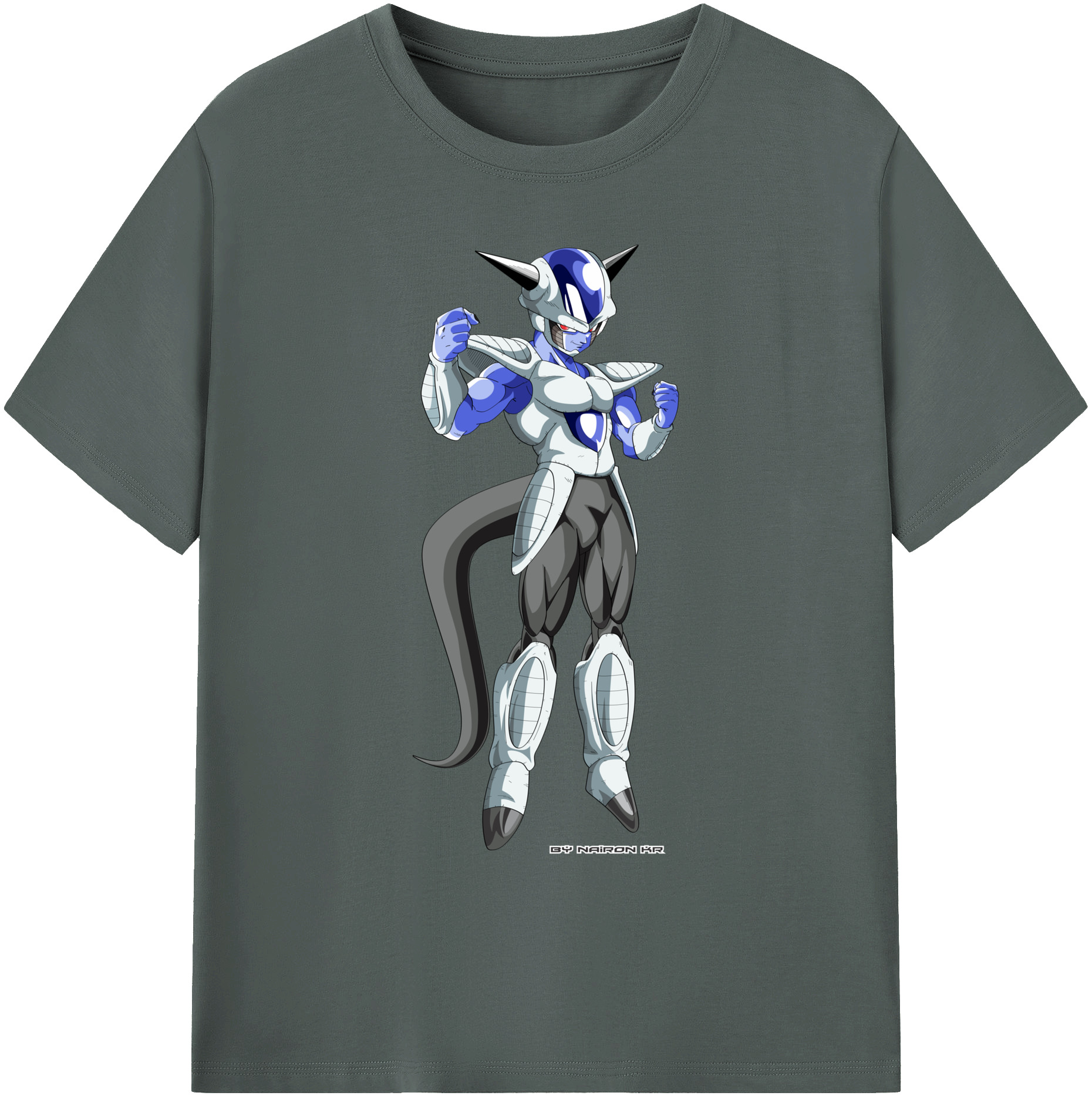 （画像用） ドラゴンボール フリーザ DRAGON BALL Frieza 綿100％ メンズ半袖Tシャツ｜肌触りやわらか＆通気性